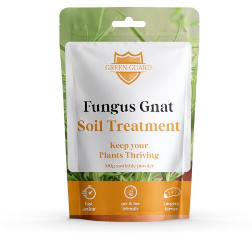 Anti-Fungus Gnat Soil Treatment – Pest Control for Gnats, Black Flies, and Mosquito Larvae (100g)