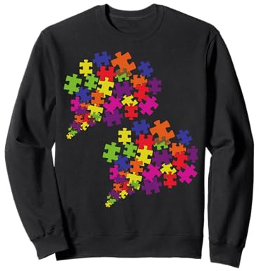 A Jumble of Jigsaw Puzzle Pieces! Sweatshirt