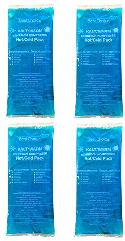 4x Gel Kühlpads Kalt Warm Kompressen 29x12 cm Kühlkissen Wärmekissen Kühlbeutel