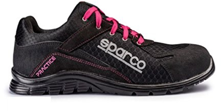 Sparco s0751742nrfu Practice Scarpe, colore: nero/rosa, taglia 42