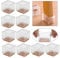 16 Stück Stuhl Bein Kappen, 42-48mm WCIC Platz Silikon Möbel Füße Pads Stuhlbeinkappen Tisch deckt Wald Floor Protektoren Boden Kratzer Displayschutzfolien
