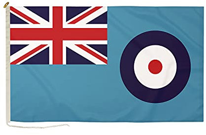 DuraFlag RAF-Flagge (2 Yard, Seil und Knebel), 1,8 x 0,9 m, Premium-Qualität