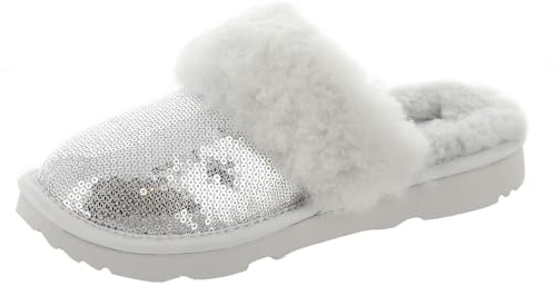 UGG Cozy II Mirror Ball Hausschuh, Silver