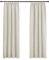 PONY DANCE Tende Termiche Isolanti Moderne per Soggiorno 2 Pezzi 140x300 CM Tenda Oscurante con Fettuccia Curtains Decorazione per Interni Finestra, Beige Chiaro