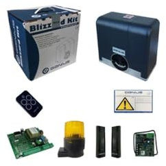 Genius Blizzard Enc Kit 900 433 Mhz Rc Kit Cancello Scorrevole 900kg 230v Automazione Faac Genius 104015
