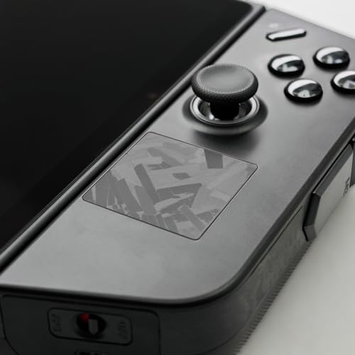 Luck&Link Touchpad Protector für Legion Go, Touch Pads Schutzhülle Textur Aufkleber für Legion Go Touch Trackpads (Geschmiedete Kohlefaser-Schwarz)