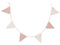 Jollein 719-602-68013 Wimpelkette rosa/Ivory