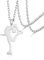 VASSAGO Schlittschuh Halskette für Damen Teenager Eiskunstlauf Halskette Sport Liebhaber Anhänger Halskette Skate Liebhaber Schmuck Geschenke (Silber)