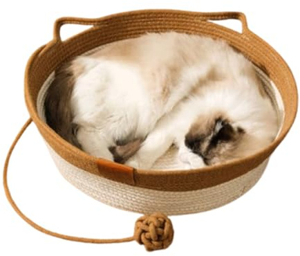 Katzenbetten für Katzen im Innenbereich – Katzenbett | Organizer aus Stoff zur Aufbewahrung von Katzenkorb mit Ohren | Möbelschutz Kissen atmungsaktiv