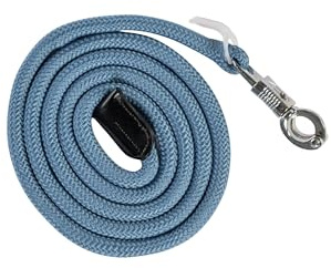 HKM Carlotta Strick mit Panikhaken, Rauchblau, 180 cm