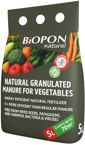 Natural Granulated Vegetable Manure, 5L, Highly Efficient Fertilizer, Weed-Free