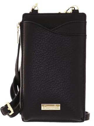 Camomilla Milano Portacellulare Donna, Similpelle, Collezione Bonbon, Colore Nero