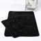 EHD Badvorleger und WC-Vorleger, Delfin-Design, rutschfest, wasserabsorbierend, 2 Stück, Schwarz, Bath Mat (50 x 80cms), Pedestal Mat (50 x 40cms)