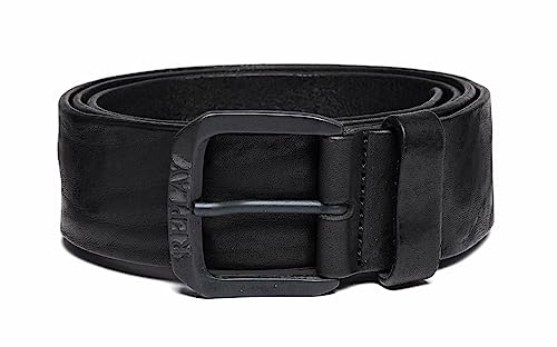 Replay Herren Gürtel aus Leder, Black 098 (Schwarz), 110