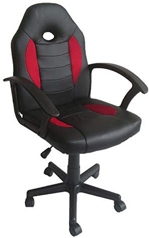 HTI-Line Drehstuhl Daytona Junior Schreibtischstuhl für Kinder höhenverstellbar Rot