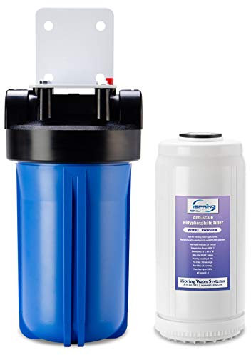 iSpring WDS80K Filtro Antical 10 x 4,5, Filtro de Agua para Toda la Casa, Inhibidor de Sarro Patentado, Anti Incrustaciones, Prevención de Cal en Tuberías