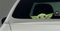 EppoBrand 3x Baby Yoda on Board Spähen Mandalorianischer Vinyl Aufkleber mit Antikratzbeschichtung 20x6 cm für Autos LKW Fenster Stoßstange Kühlschrank Skate Binder Fahrrad Laptop Notebook