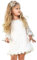MIXIDON Mädchen Spitzenkleid Blumenhochzeit Besticktes Prinzessin Partykleid12-14 Jahre
