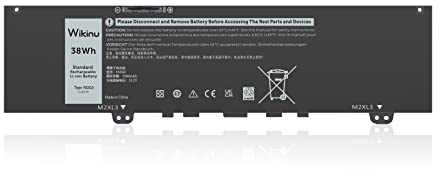 Wikinu 38Wh F62G0 Laptop Akku für Dell Inspiron 13 7000 7370 7373 7380 5370 7386 2-in-1 P83G P87G P91G P83G001 P83G002 P87G001 P91G001 Vostro 13 5370 Serie 39DY5 RPJC3 F62GO