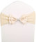 Stuhlschärpen Stuhl Schärpen,Organza Schleife Tüll Stuhl Rücken Blume Schärpe,Hochzeit Stuhl Bogen Für Stuhl Deckt Schärpe Geburtstag Party Hotel Dekoration,Champagne,50PCS