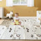 HB.YE Spielmatte baby Teppich Babymatte faltbarer Spieldecke Krabbelmatte baby Bodenmatte XPE rutschfest Material, Tragbar für Innen- oder Außenbereich (Grau)
