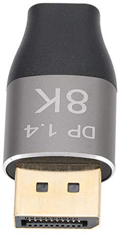 Cuifati Adaptador Mini a Adaptador Mini DisplayPort a DisplayPort Adaptador de Cable de Video DisplayPort 4K a Mini DisplayPort para Computadora PC