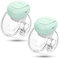 Milchpumpe Elektrisch Tragbar, Elektrische Milchpumpe Doppel Freihändig, Wiederaufladbar Milchpump mit Geräuscharm und Memory Funktion,3 Modi und 30 Stufen Saugen