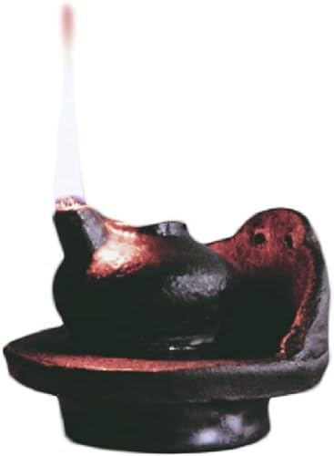 QtthZZr Petroleumlampe Altmodische Kerosinlampe, Wandmontage, Chinesischer Retro-kerzenhalter, Antike Keramiklampe öLlampe
