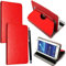 Étui universel en cuir PU avec support pour toutes les tablettes de 6, 6,8, 7, compatible avec Kindle eReaders Fire Tablet - Kobo/Voyaga/Lenovo/Sony E-Book/iPad Mini 5 4 3 2 1 (Rouge)