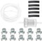 SopimusZ Filtro Benzina Kit, 5m Tubo del Carburante con Filtro Carburante, 10 Fascetta e 4 Tubo di Collegamento Tubo Carburante, Filtro del Carburante Grezzo Riscaldatore per Eberspacher Webasto