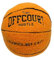 Herfair 3D Offcourt Basketball Kissen 25CM Basketball Pillow Weiches Basketball Plüschball Deko Zimmer Basketball Geschenke Für Jungen Mädchen (orange)