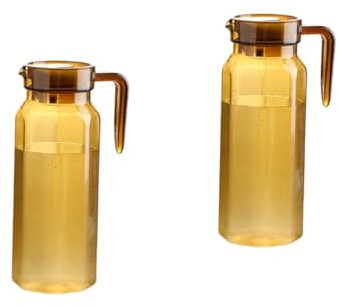 TOPBATHY 2 Stk Wasserkocher für Getränke wasserkocher entkalker kettle milk pitcher Wasserkessel Wasserkrug aus Glas Getränkekrug Saft Topf Acryl Saftkrug Topf binden Flasche kaltes Wasser