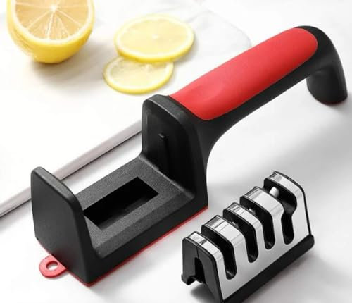 4 in1 Knife Sharpener Kitchen Grinder Diamond Knives for Sharp Scissors Tool UK
