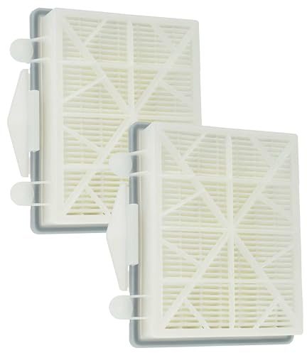 vhbw 2x filtro compatibile con Kärcher CV 38/2, CV 30/1, CV 38/2 Adv, CV 48/2 Adv, CV 38/1, CV 48/2 aspirapolvere - filtro HEPA nero/bianco