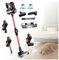 MeLtor Aspira E Lava Pavimenti Casa Asciutto e Umido,Luci LED,5 in 1 Lavapavimenti Senza Filo per Pulizia Domestica/Capelli/Polvere/Lavapavimenti