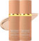 Biomimic Foundation 4 In 1 - Color Changing Foundation Mit Lichtschutzfaktor 50+, Langlebige Biomimische Lichtspektrum Foundation Flüssiger, Feuchtigkeitsspendender Concealer, 30 Ml
