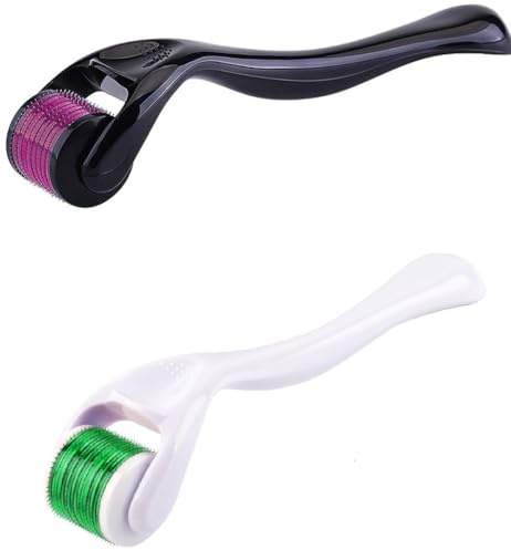ZHHSUNY Derma-Roller 540 Titan Microneedling Gesicht, Kosmetik-Nadelinstrument für Gesicht und Körper