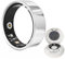 Smart Ring Männer, IP68 wasserdicht Gesundheit Fitness Tracker Ringe für Frauen Schlaf Herzfrequenz-Monitor Blut-Sauerstoff-Ring Schrittzähler für ältere Menschen (Silber, 12)