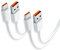 2 PEZZI Cavo USB Type-C 1M, cavo di ricarica ultra rapido USB C 6A 65W Ricarica Rapida, Cavo USB C Ricarica Rapida per Xiaomi Mi REDMI NOTE 11/12/13