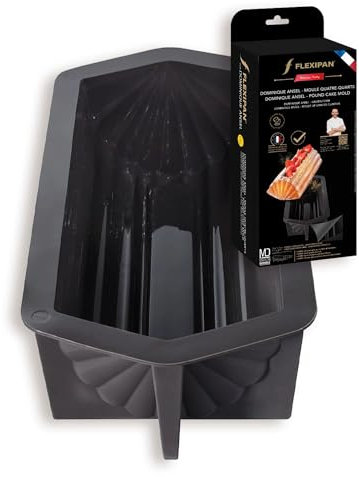 Flexipan Moule Gateau Quatre Quarts Dominique Ansel - Rectangulaire Antiadhésif - Cuisson Maîtrisée, Texture Idéale - Recettes Cake Marbré ou Salé Four - Qualité Professionnelle, Démoulage Facile
