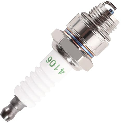 VooGenzek 1 Stück 4106 Zündkerze, Zündkerzen 4106 Ersatz, Rasenmäher Zündkerzen Ersatzteil, 2 Takt Motor Zündkerze, für 3WF-20 3WF-3/2.6, B2LM BR2LM B6S