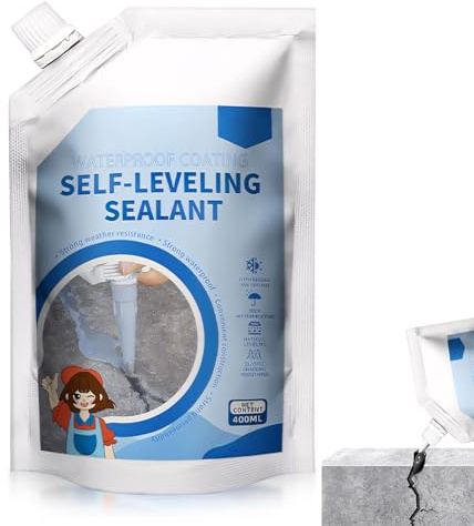 Beton Risse Reparieren, 2025 Neu Beton- und Asphalt Rissfüller, 500ml Betonpflaster Dichtmasse Wasserdicht für Riss- Und Lücken, für Badezimmer Toilette Fliesen Wände Dach (Schwarz)