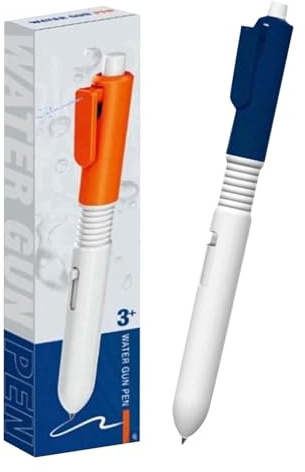 Stylos À Eau Magiques Inscriptibles, À Presser pour Pulvériser De l'eau, Stylo Rétractable Polyvalent Et Créatif, Jeu De Combat d'eau, Fournitures Scolaires Adaptées Aux E-nfants (A)