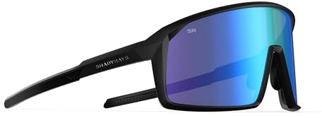 Shady Rays Rival Youth - Black Glacier/Blue Glacier Mirror Lens, Youth