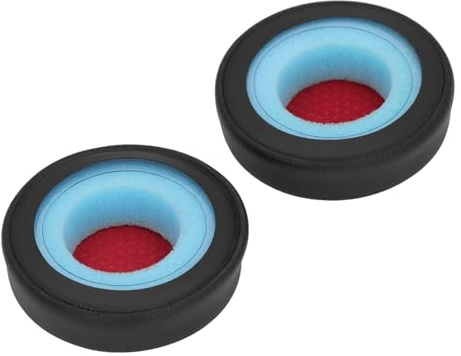 Tomantery Headset -Earpads, Verstärkte Nähte Effektive Schallschutz -Kopfhörer Ohrkissen Weiche Proteinleder für die Wartung