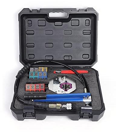 Idraulico A/C Crimpatrice Tubo Manuale Kit Tubo Idraulico Crimpatrice Strumento di Crimpatura per Air Conditioning Tubo Riparazione