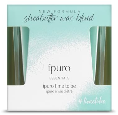 ipuro Essentials Duftkerze TIME TO BE 125 g - Duftkerze im Glas mit Zitrus, Apfel & floralen Noten Duft - Raumduft Kerze Brenndauer 23h - Duftkerze langanhaltend für Wohnung, Wohnzimmer