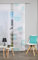 Vision S 84332 | Schiebegardine NEOMI | halb-transparenter Stoff in Bambus-Optik | 260x60 cm | Farbe: (Mint)