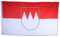 Bundes- und Länderflagge aus wetterfestem Material mit Metallösen, Outdoor Fahne & Flagge (Franken) 150x90cm