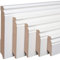 REESE Sockelleiste Weiß 100mm Höhe - Weimarer Profil - 230 cm Fußleiste aus MDF nicht selbstklebend